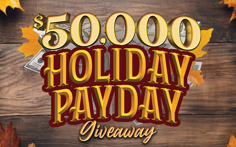 $50k Holiday Payday Giveaway Logo