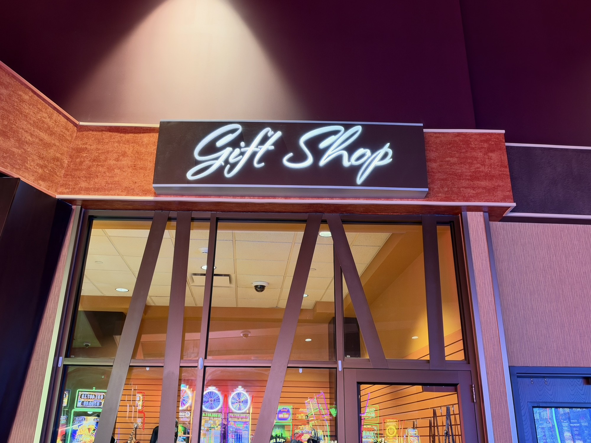 Entrance to the River Bend Casino Gift Shop